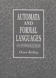 Cover of: Automata and formal languages by Dean Kelley
