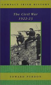 Cover of: The Irish Civil War, 1922-23 by Edward Purdon