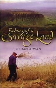 Cover of: Echoes of a savage land | Joe McGowan
