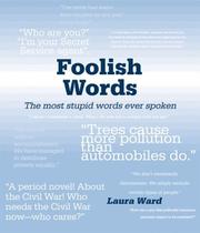 Cover of: Foolish Words by Robert Allen