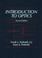 Cover of: Introduction to Optics (2nd Edition)