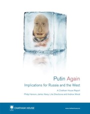 Cover of: Putin Again: Implications for Russia and the West