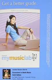 Cover of: MyMusicLab with Pearson eText -- Standalone Access Card -- for Excursions in World Music