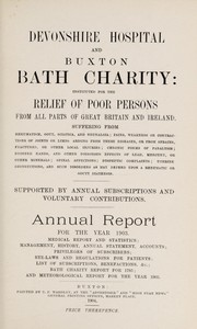 Annual report by Devonshire Royal Hospital and Buxton Bath Charity (Buxton, Derbyshire, England)