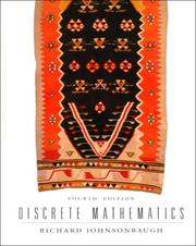 Discrete mathematics by Richard Johnsonbaugh