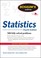 Cover of: Schaums Outline of Statistics, Fourth Edition