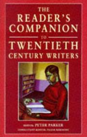 Cover of: The Reader's Companion to Twentieth-Century Writers (The Reader's Companion)