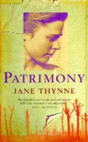 Cover of: Patrimony by Jane Thynne