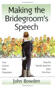 Cover of: The Things That Really Matter About Making the Bridegroom's Speech (Essentials) by John Bowden, John Bowden