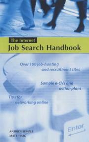 Cover of: The Internet Job Search Handbook (How to)