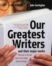 Cover of: Our Greatest Writers (How to) by John Carrington