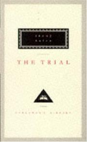 Cover of: The Trial (Everyman's Library Classics) by Franz Kafka
