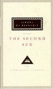 Cover of: The Second Sex by Simone de Beauvoir