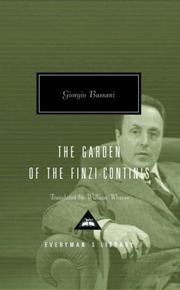 Cover of: The Garden of the Finzi-Continis by Giorgio Bassani