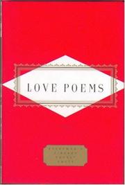 Cover of: Love Poems (Everyman's Pocket Poets) by Peter Washington