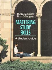 Cover of: Mastering Study Skills