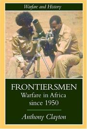 Cover of: Frontiersmen: warfare in Africa since 1950
