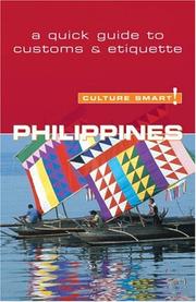 Cover of: Philippines - Culture Smart!: a quick guide to customs and etiquette (Culture Smart!)