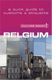 Cover of: Belgium - Culture Smart! by Mandy Macdonald