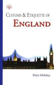 Cover of: Customs & Etiquette Of England (Simple Guides Customs and Etiquette)