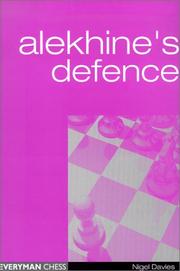 Cover of: Alekhine's Defence