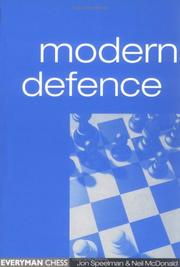 Cover of: Modern Defence by Jon Speelman, Neil McDonald