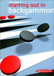 Cover of: Starting Out in Backgammon
