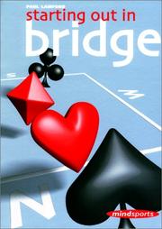 Cover of: Starting Out in Bridge by Paul Lamford