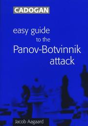 Cover of: Easy Guide to the Panov-Botvinnik Attack by Jacob Aagaard