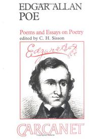 Poems and Essays on Poetry