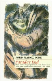 Cover of: Parade's end by Ford Madox Ford