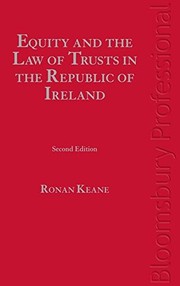 Cover of: Equity and the Law of Trusts in the Republic of Ireland by Ronan Keane