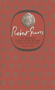 Cover of: Robert Graves: Complete Poems in One Volume (Graves, Robert, Selections.)