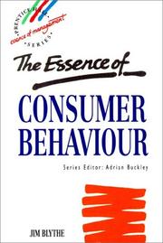 Cover of: The essence of consumer behaviour by Jim Blythe