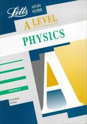 Cover of: A-level Study Guide Physics (Letts Educational A-level Study Guides)