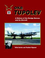 Cover of: OKB Tupolev by Yefim Gordon