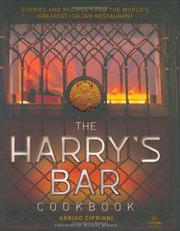 Cover of: The Harry's Bar Cookbook by Arrigo Cipriani