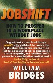 Cover of: Jobshift by William Bridges PhD, Sir John Harvey Jones