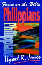 Cover of: Philippians (Focus on the Bible Commentaries) by Hywel Jones