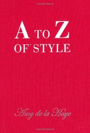 Cover of: A to Z of Style