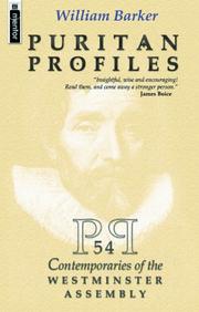 Cover of: Puritan Profiles (Mentor) by 