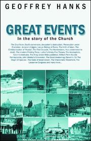 Cover of: Great Events in the Story of the Church: Monumental Moments in the History of the Christian Church