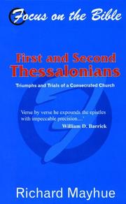 Cover of: Focus on the Bible - 1st & 2nd Thessalonians (Focus on the Bible Commentaries)