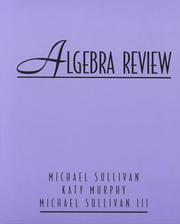 Cover of: Algebra Review by Michael Joseph Sullivan Jr., Katy Murphy