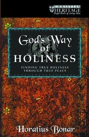 Cover of: God's Way of Holiness: Finding True Holiness Through True Peace
