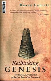 Cover of: Rethinking Genesis by Duane A. Garrett