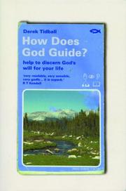 Cover of: How Does God Guide by Derek Tidball