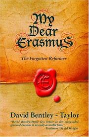 Cover of: My Dear Erasmus by David Bentley-Taylor