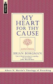 Cover of: My Heart for Thy Cause by Brian Borgman