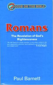 Cover of: Romans: The Revelation of God's Righteousness (Focus on the Bible Commentaries)